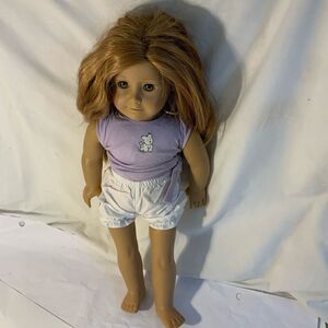 American Girl Doll 18” Blonde Hair Green Eyes